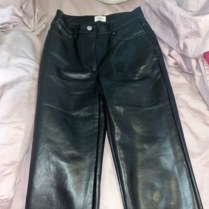 Aritiza leather pants